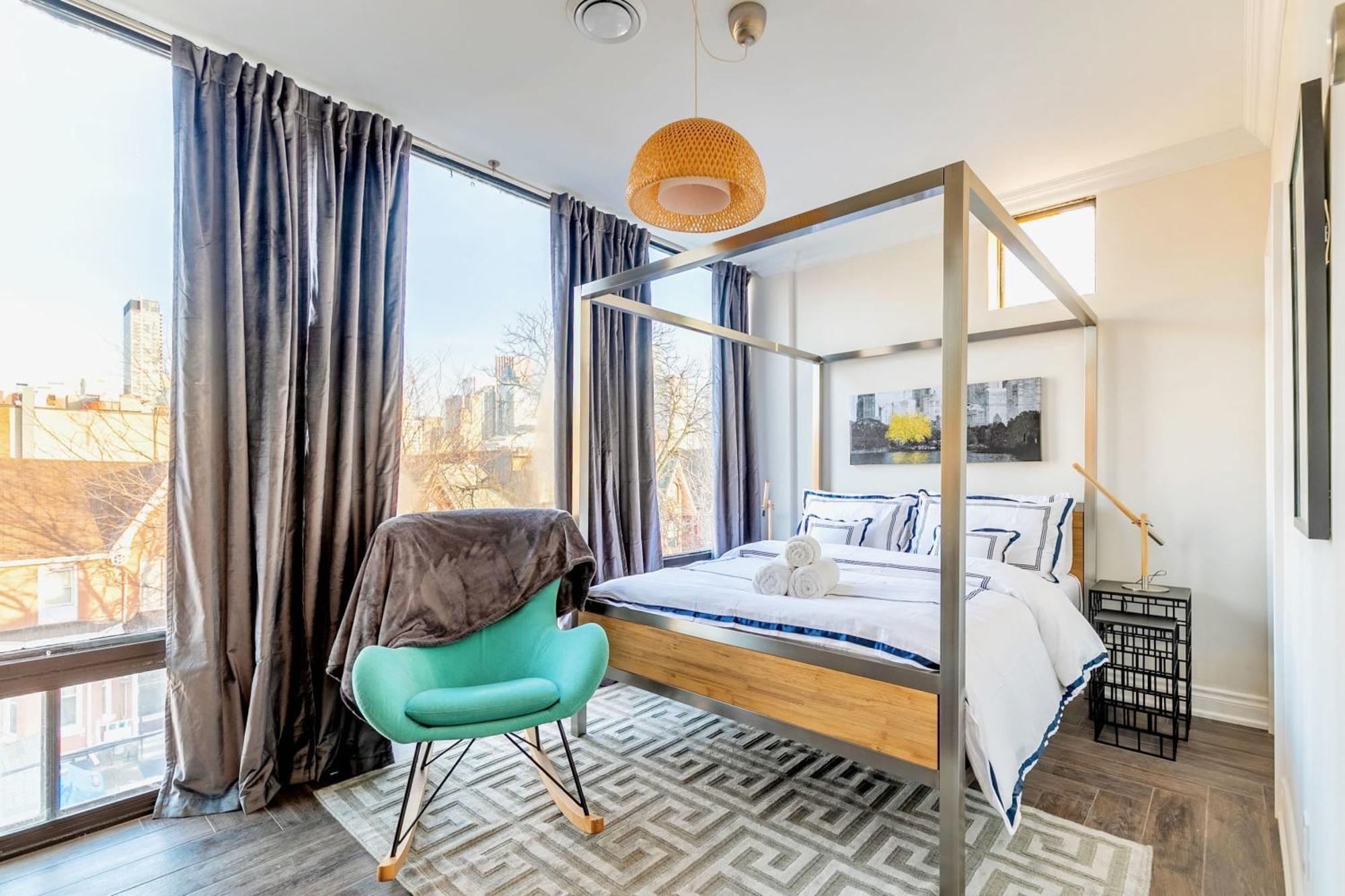 Modern Pet-Friendly Chinatown Apartment Toronto Eksteriør bilde